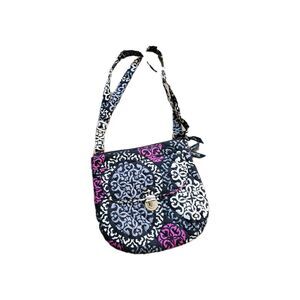 Vera Bradley Crossbody purse mini hipster Canterberry Magenta retired pattern